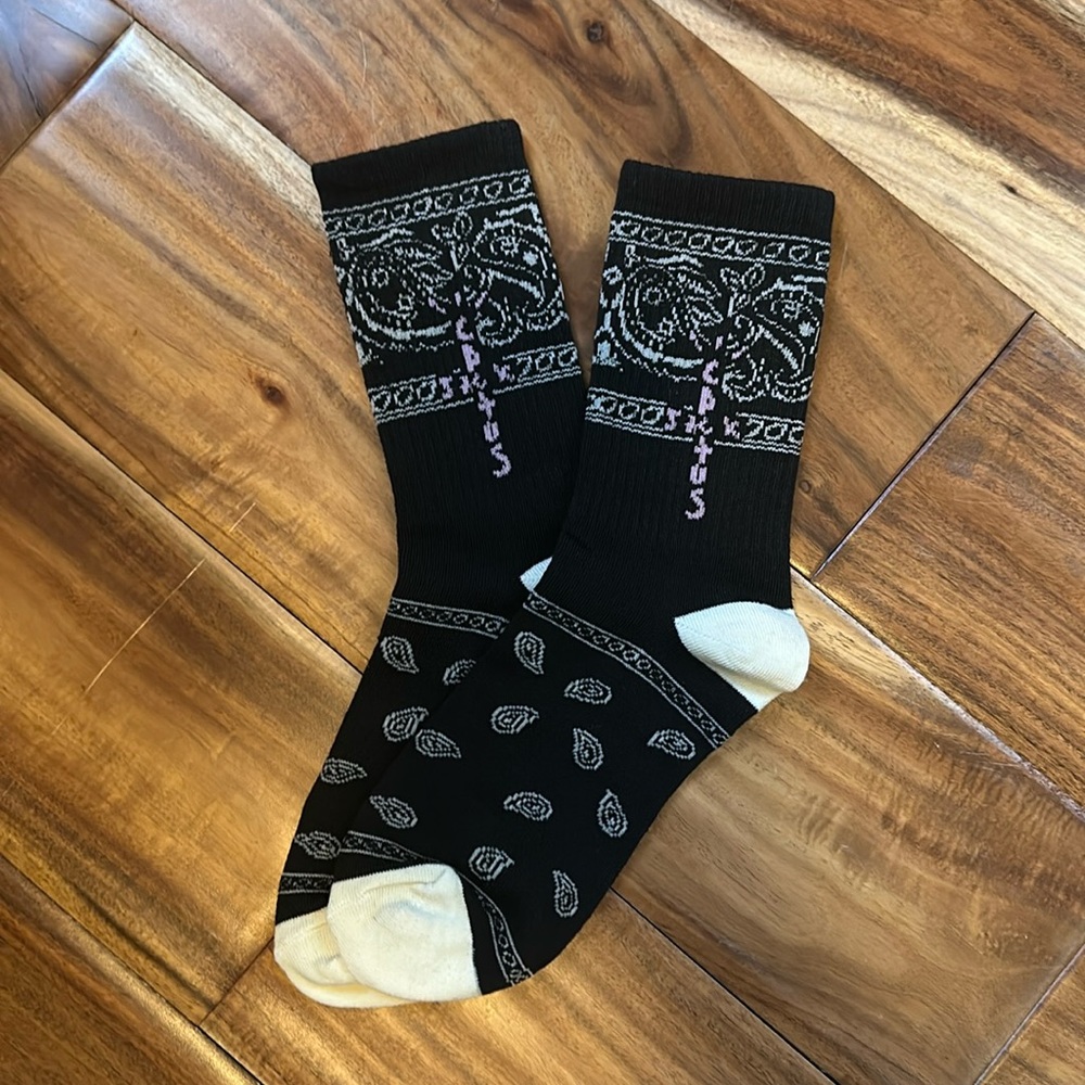 Custom Travis Scott cactus jack socks NEW!